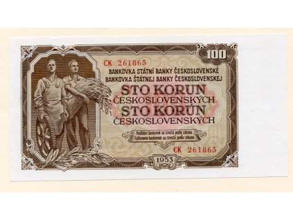 100 Korun 1953 S. CK