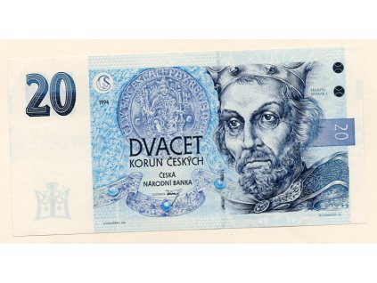 Česká republika – 20 korun 1994 S. A