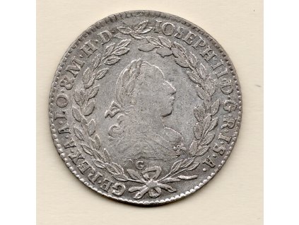 Josef II. – 20 krejcar 1778 G/IB-IV Nagybánya