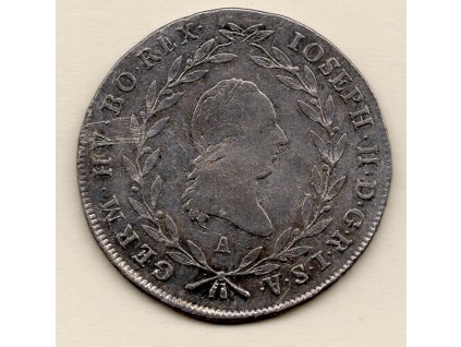 Josef II. – 20 krejcar 1782 A Vídeň