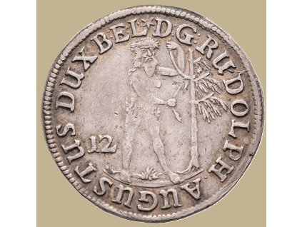 Rudolf August Brunšvicko-Wolfenbüttelský – 12 Mariengroschen (⅓ tolaru), 1669