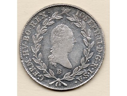 Josef II. – 20 krejcar 1783 B Kremnica