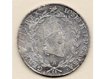 Josef II. – 20 krejcar 1784 A Vídeň