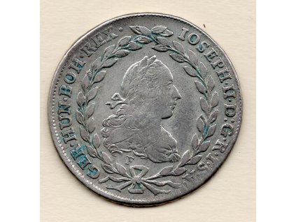 Josef II. – 20 krejcar 1783 F Hall