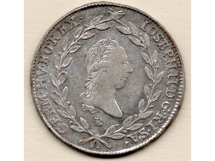 Josef II. – 20 krejcar 1785 B Kremnica