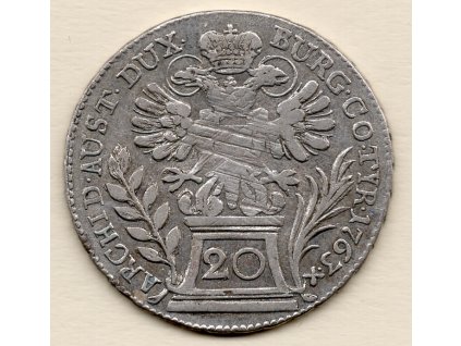 20 krejcar 1763 – Marie Terezie – Vídeň