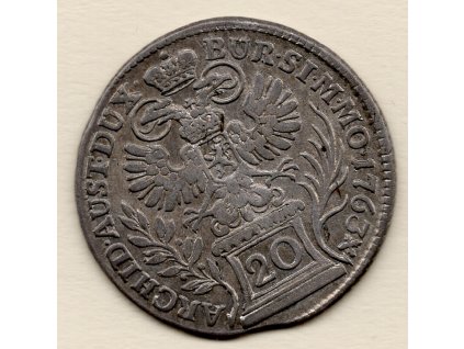 20 krejcar 1763 – Marie Terezie, Praha