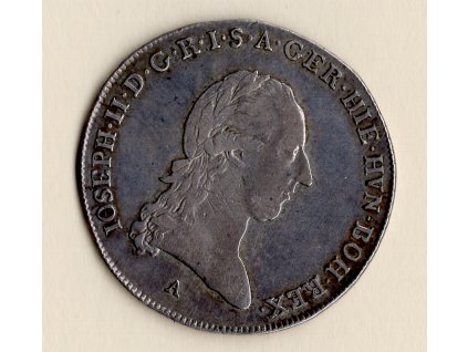 1/4 Tolar Křížový 1790 A Josef II. Vídeň