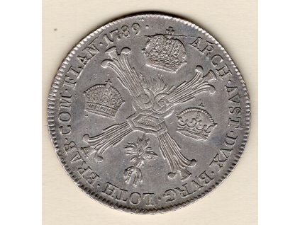 1/4 Tolar Křížový Josef II. 1789 B Kremnica