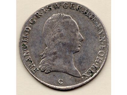 1/4 Tolar Křížový František I.(II.) 1797 C Praha