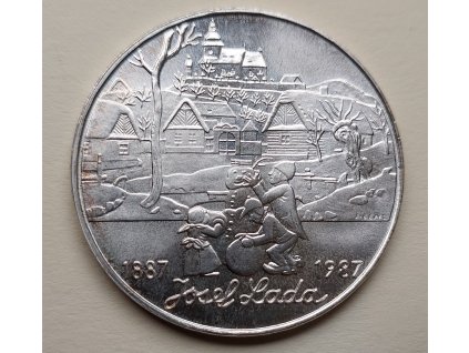 Československo – 500 Kčs 1987, Josef Lada