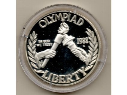 Spojené státy americké – 1 dolar, Olympijské hry v Soulu 1988, Proof
