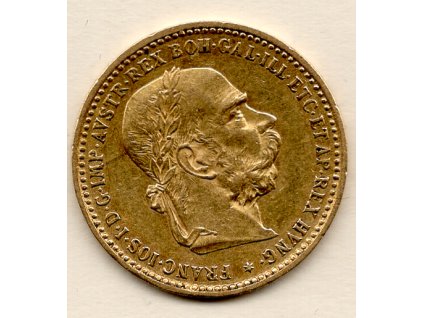 František Josef I. – 10 korun, Rakousko-Uhersko 1897