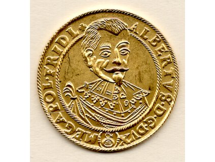 Zlatá replika dukátu Albrechta z Valdštejna (1625–1634) ČM 2002