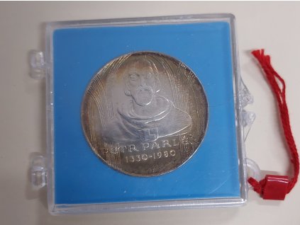 Československo – 100 Kčs 1980, 650. výročí narození Petra Parléře Bk zabalena jako Proof