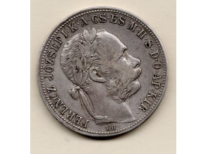 František Josef I. Zlatník (Forint) FJI 1890 KB