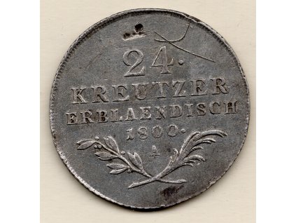 František II. – 24 krejcarů, Rakouské císařství 1800 A Vídeň
