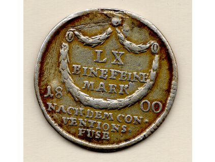 Christoph Franz von Buseck – 20 krejcarů, bamberské knížecí biskupství 1800