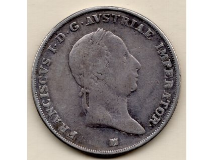 František II. – ½ scuda, Lombardsko-benátské království 1824 M Milan