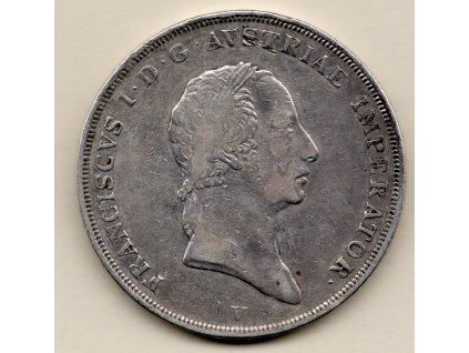 František II. – Scudo, Lombardsko-benátské království 1824 V  Benátky