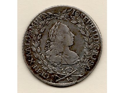 Josef II. (spoluvladař) 20 krejcar 1768 C/EvS-AS ,  Praha