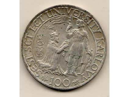 Československo – 100 korun, Univerzita Karlova 1948