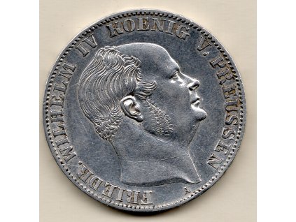 Fridrich Vilém IV. – 1 tolar 1859 A, Berlín Prusko