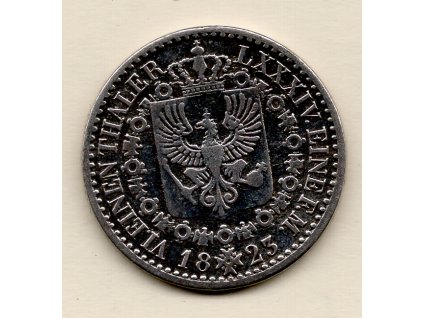 Fridrich Vilém III. – 1/6 tolaru 1825 A, Berlín Prusko