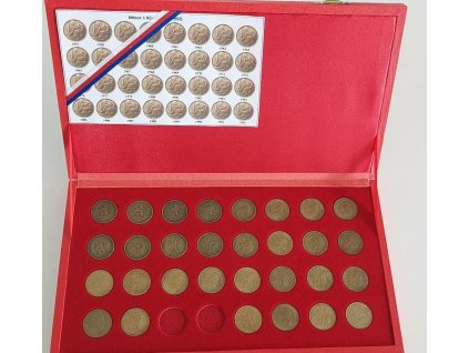 sbirka ceskoslovenskych 1 korun 1957 1992 v etui 203339531
