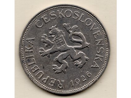Československo – 5 korun 1926