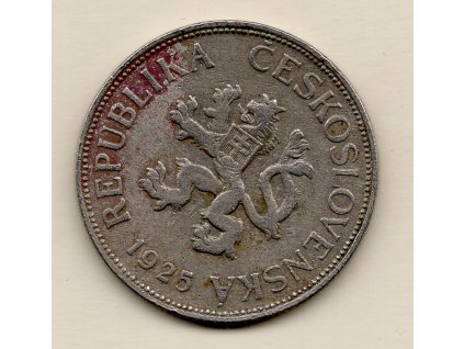 Československo – 5 korun 1925