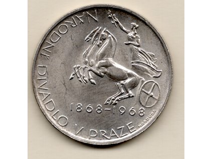 Československo – 10 Kčs 1968, Národní divadlo v Praze