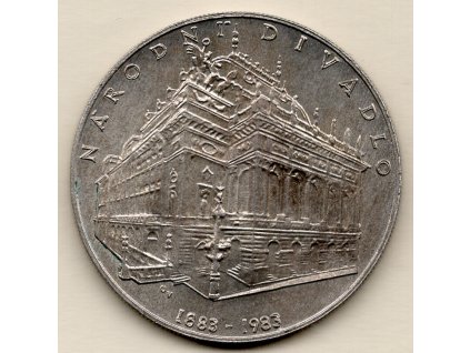 Československo 100 Kčs 1983 - Národní divadlo v Praze Varianta
