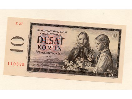 Československo – 10 korun 1960, S. E 27