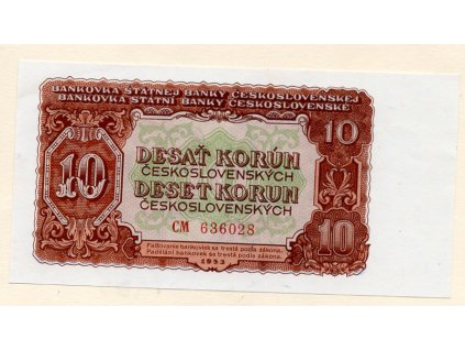 Československo – 10 Korun 1953 S. CM