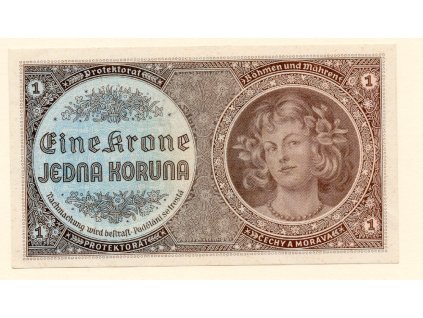 Protektorát Čechy a Morava 1 Koruna bez data (1940) S. D 031