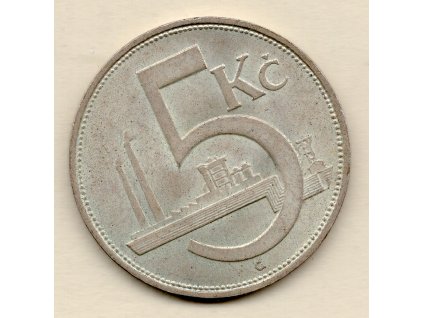 Československo – 5 Kč 1929