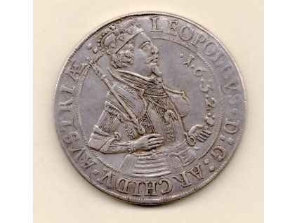 Leopold V. – šroubovací 1 tolar, 1632 Hall