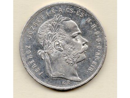 František Josef I. - Zlatník (Forint)  1871 KB Vzácný