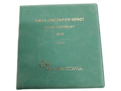 Sada oběžných mincí 2010 proof -  semišová etue
