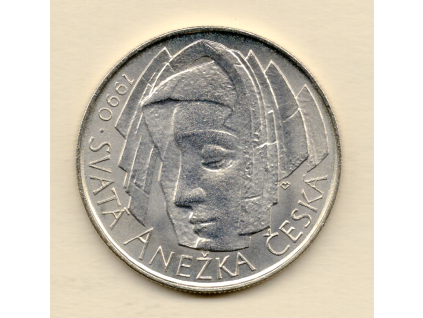 Československo – 50 Kčs, svatá Anežka Česká 1990
