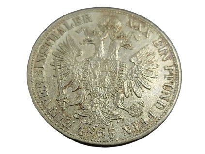 Tolar 1865 B František Josef I.