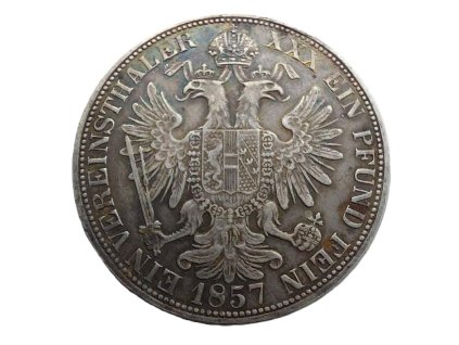 stribrny spolkovy tolar 1857 a frantisek josef i 226038520
