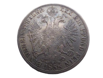 stribrny spolkovy tolar 1858 a frantisek josef i 226039519