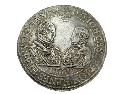 Tolar 1580 - J. Ernst a J. Kazimír - Sasko-Coburg-Eisenach - R!