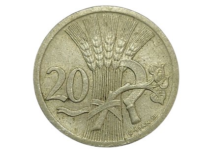 20 Haléř 1925 Vzácný ročník