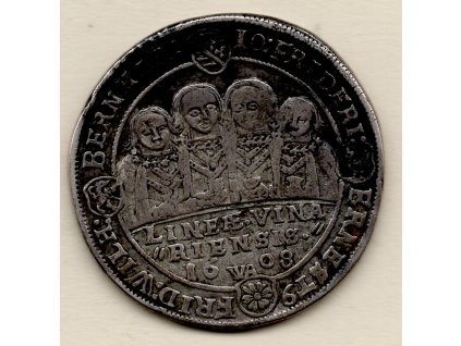 1/2 Tolar 1608 Iohann Ernst a jeho 7 Bratrů