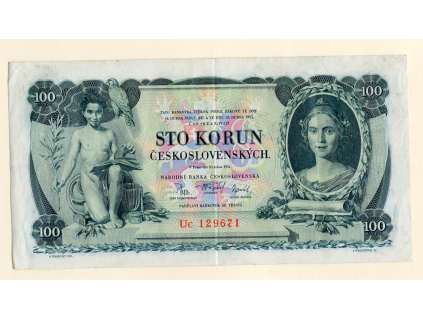 Československo – 100 Korun 1931 S. Uc