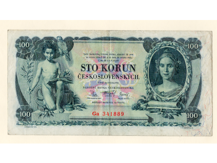 Československo – 100 Korun 1931 S. Ga
