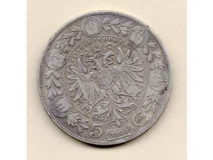 František Josef I. 5 Korun 1900 Vídeň
